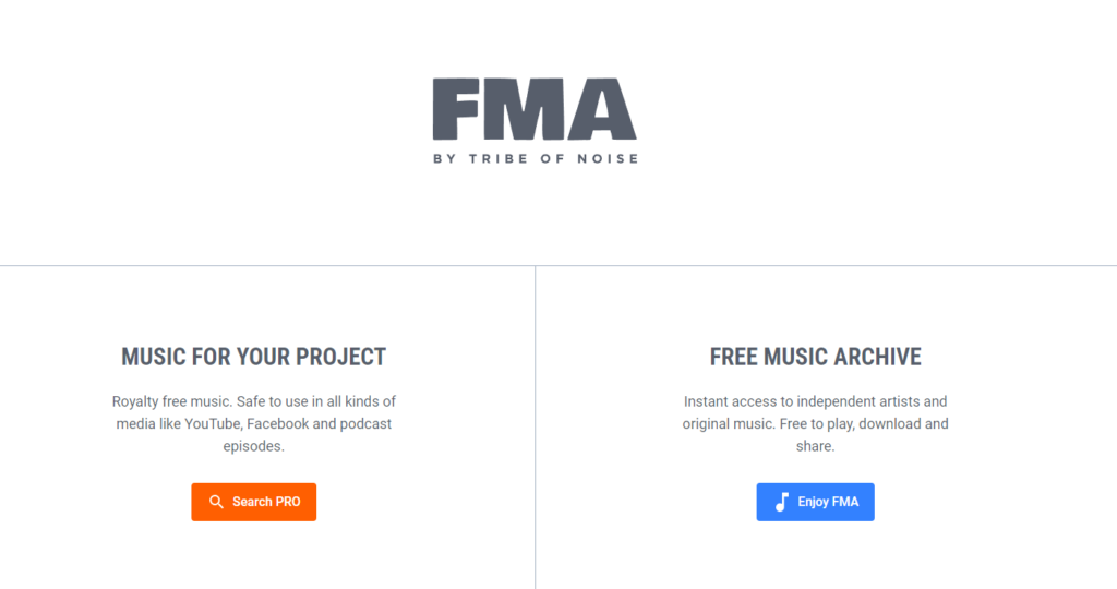 Descarga música sin copyright gratis FMA