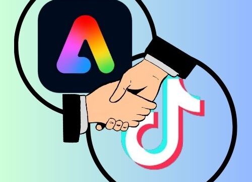 Union de adobe y tiktok